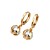  Beautiful 18K Gold Plated CZ Cubic Zirconia Earrings (0292-EYX2-0035)