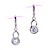  Beautiful 18K Gold Plated CZ Cubic Zirconia Earrings (0292-91120-22)