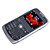  A9000 Quad Band Dual Card TV JAVA Dual Camera Flashlight QWERTY Keypad Trackball Bar Cell Phone Black (2GB TF Card)(SZ05440381)