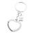  Stainless Lovers keychains (Lock And Heart/ 2-Piece Set)