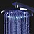  10 inch Color Changing LED Shower Head with Circle LED Light