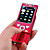  Baoxing W995 Mini Dual Karte Dual-Quad-Band-Kamera mit TV-Funktion slide Handy rot (2GB TF Karte) (sz00720704)