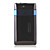  K200 banda cuádruple doble tarjeta wifi tv java función de linterna de doble cámara de pantalla táctil plana barra teléfono celular negro y azul (tarj
