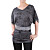  Beaded V Neckline Half Sleeves Tunic T-shirts / Women's T-shirts (8502BD005-0736)
