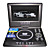  7,5-Zoll-Portable DVD-Player mit TV-Funktion, USB-Anschluss und 3-in-1 Kartenleser und Spiel (tra-295)