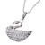 de cristal con forma de cisne usb2.0 collar unidad flash (16gb)
