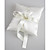  Wedding Ring Pillow In Ivory Satin With Pearl