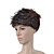  breve ricci marrone scuro completo bang capelli uomini parrucca (0463-6.13-310)