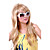  longo Europeia tecer luz peruca loira (0463-6.10-343)