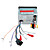  7 "con pantalla digital de 2 Din Car DVD-multi-fondos de escritorio-radio-tv-bt-ipod-control del volante (szc5658)