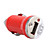  700mA auto sigarettenaansteker USB adapter / lader (dc 12V/24V)-rood