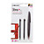  svart berøring styluspenner + stylus kulepenn sett for Nintendo DSi LL (3-delt pakning)