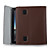  Stylish Protective PU Case for Apple iPad (Brown + Yellow)