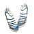  top kwaliteit denim bovenste hoge hakken sleehak met sjerp speciale gelegenheid schoen / fashion schoen (0985-k964)