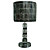  Fabric Lampshade Crystal Table Lamp(0899-T7064-1)