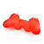  Protective Silicone Case for PS3 Controller (Red)
