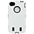  iPhone 4 Beschermhoesje  +  Screenprotector (Wit)