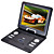  12,2 pulgadas reproductor de DVD portátil con puerto usb tv función 3 en 1 lector de tarjetas y juegos de ordenador pantalla lcd (qw191)