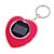  1.1-inch Heart Shaped LCD Photo Frame Keychain