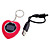  1.1-inch Heart Shaped LCD Photo Frame Keychain