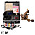  Damascus Hand-made 1 Tattoo Machines Kit with Superior LED Power Supply