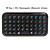  49-key mini oplaadbare draadloze Bluetooth-QWERTY-toetsenbord voor ipad/iphone4g/3g/3gs