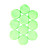  cappuccio in silicone per PS3 stick analogico (verde)