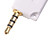  3,5 mm para adaptador usb cargador convertidor para ipod shuffle-2 (blanco)
