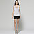  Back Open Cross Design Round Neckline Vest / Women's Vests (FF-8503BF101-0851)