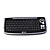  Mini 2.4G Wireless QWERTY Keyboard + Trackball (Black)