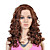 Lace Front Long Top Grade Quality Synthetic Brown Curly Hair Wig