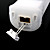  MotionPlus met beschermende siliconen case / hoes voor de Wii / Wii U remote (wit)