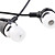  Replacement Stereo In-ear Earphones For iPhone (3.5mm Jack/Black)