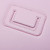  Custodia rigida in pelle PU + supporto per iPad - Rosa