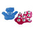  9-metaal 360 ° draaibaar bal body massage handschoen