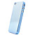  Protective Plastic Plating Backside Case for iPhone 4 Blue