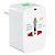  Adaptateur de Voyage Universel Tout en Un