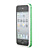  Stylish Protective Bumper Infinite Loop Frame Case for iPhone 4 (White-Translucent Green)
