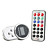  1.0" LCD MP4 Player FM Transmitter with Remote Controller/SD/TF Slot - Silver White