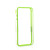  Bumper Frame Case for Apple iPhone 4 with Metal Button(Green - Translucent)