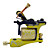  Low Carbon Steel Tattoo Machine Shader with 14 Wrap Coils