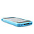  Bumper Frame Case for Apple iPhone 4 with Metal Button - Blue