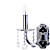  K9 Crystal Wall Light with 2 Lights - Candle Style