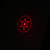  5 in 1 Laserpointer mit 2 LED und Schlüsselanhänger , 1m Weite, 650nm (Silber)