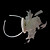  Romantic Fascinator With Feather Weddding/Partying/Honeymoon Barrette