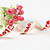  5/8-inch "любовь" слоновая кость Grosgrain лента