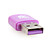  Mini USB Micro SDHC Memory Card Reader (Purple)