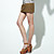  ts zipper embelezado mini-saia