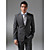  Single-Breasted 2 Button  Groom Wear/ Tuxedo/ Men's Suit Jacket and Pants