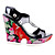  patentansøgninger læder øverste kile hæl pumper med blomster part / aften shoes.more farver